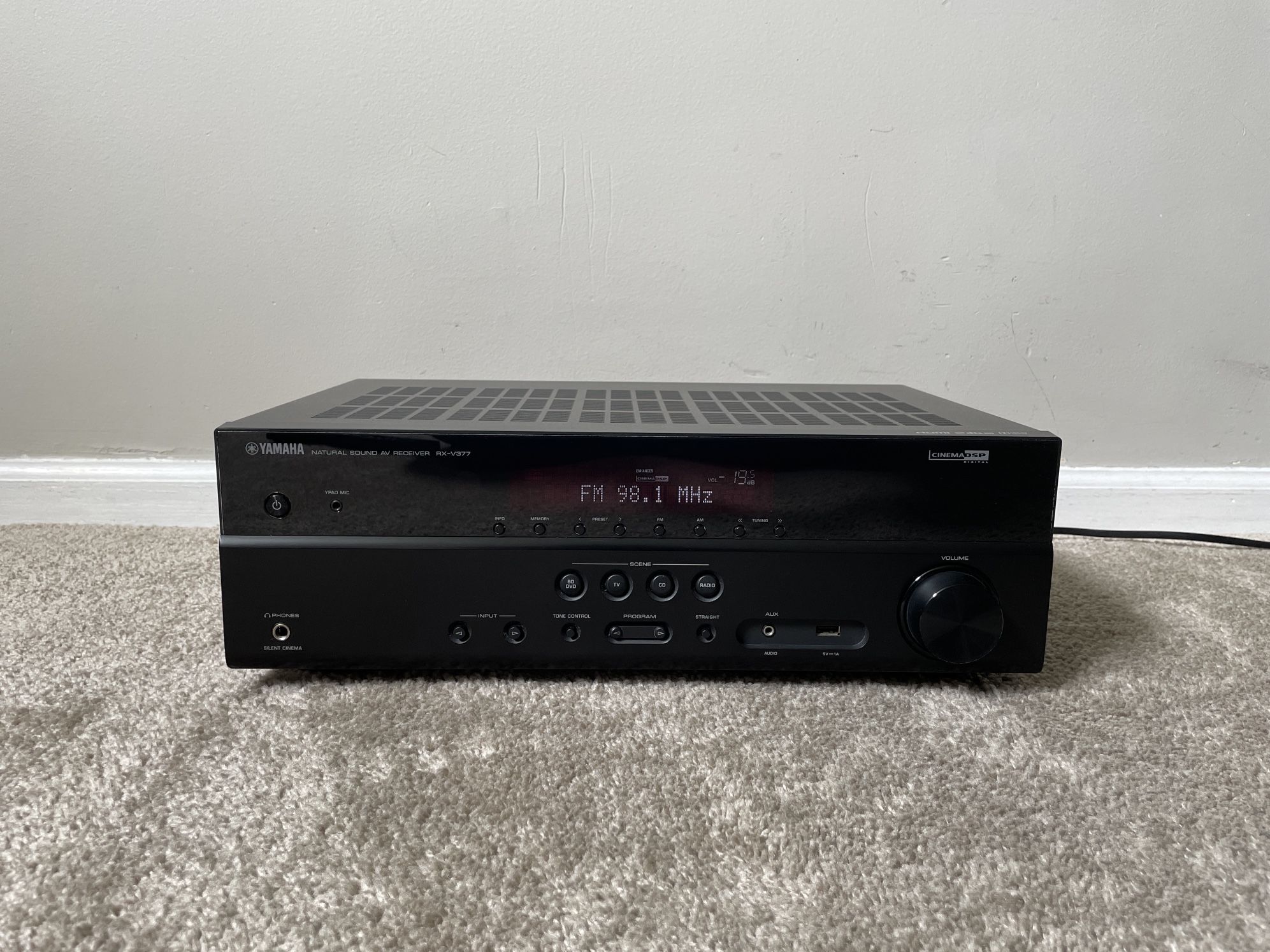 Yamaha RX-V377 5.1 HDMI Home Theater Surround Receiver