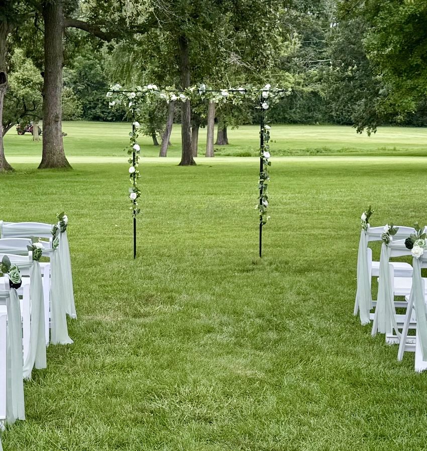 Wedding Arch Frame + Florals