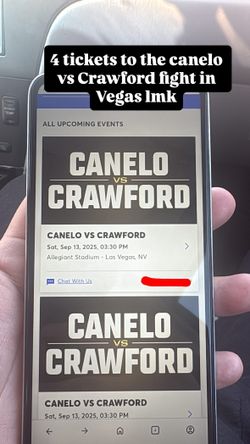 Canelo Vs Crawford In Vegas
