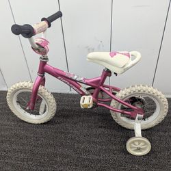 Pink Novara Firefly 12” Bike with Training Wheels