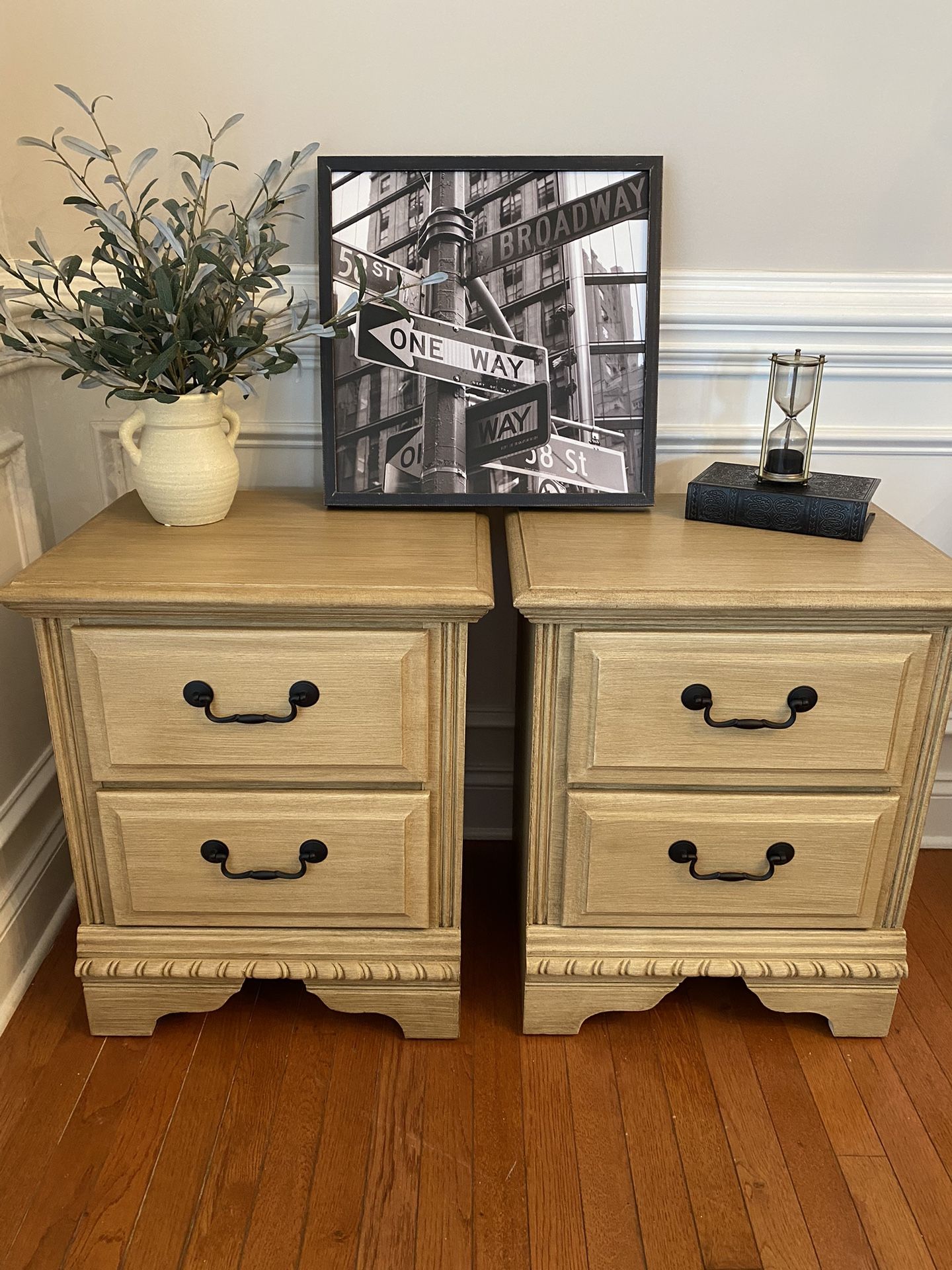 Refinished Vintage Nightstands