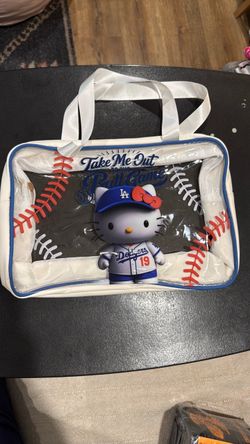 Dodgers Hello Kitty clear bag.