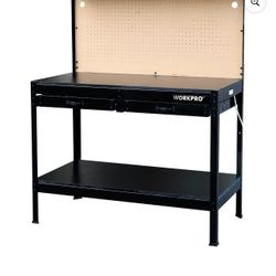 WORKPRO Multi-Purpose 48-inch Workbench with Work Light