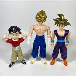 Bandai Dragon Ball Z Anime Action Figure Lot Of 3