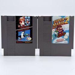 Super Mario Brothers/Duckhunt and Super Mario Bros. 2 (Nintendo NES, 1988)