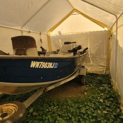 14 Ft Duroboat & Trailer W/ Titles
