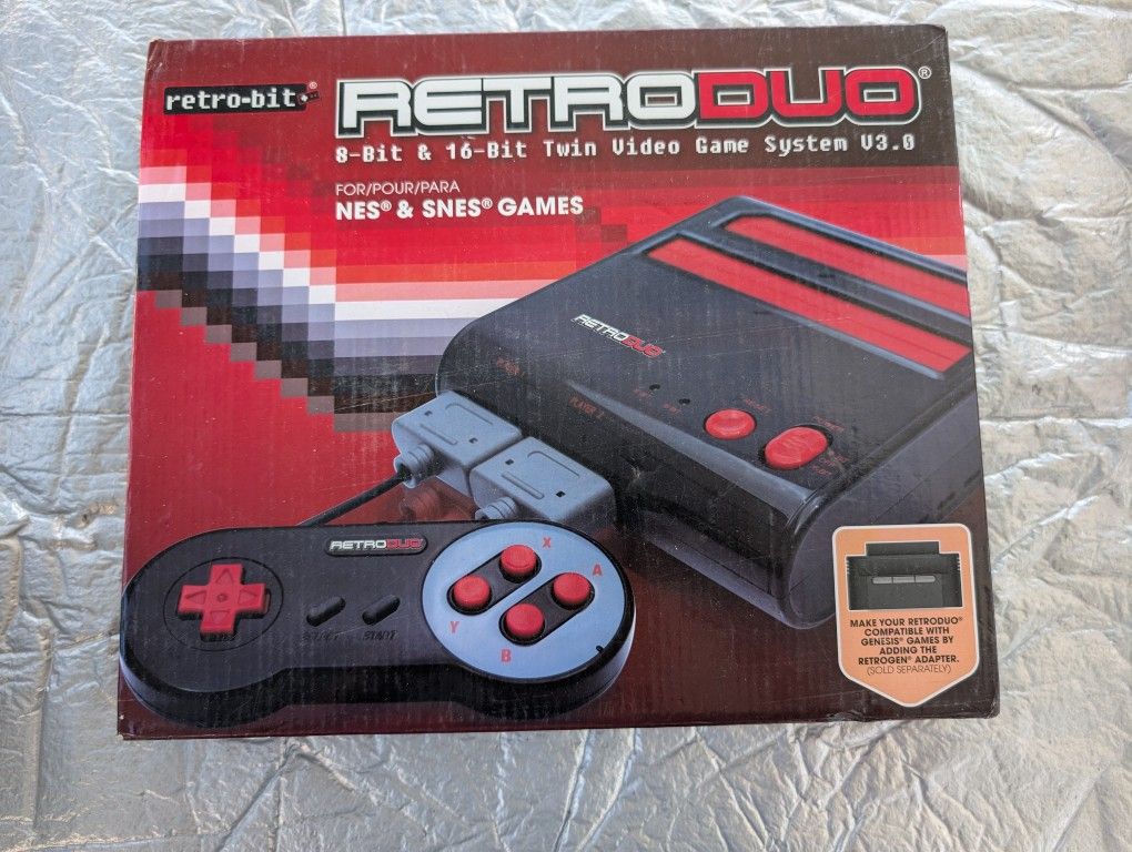 RetroDuo Snes And NES console