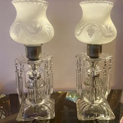 Vintage Glass Lamps