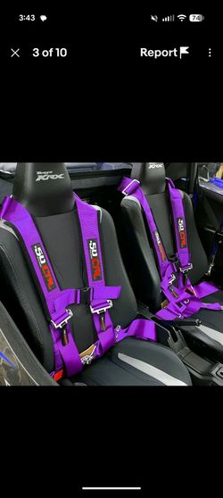 Purple 4pt Latch 50 Cal Harnesses