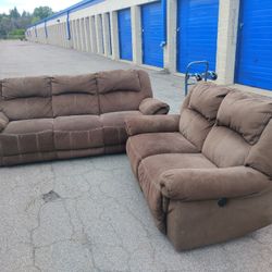 Electric Recliner Couch Set 