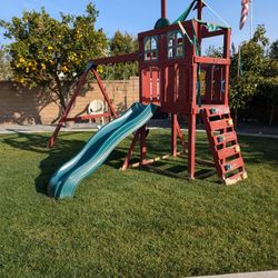 Swing Set And Slide 