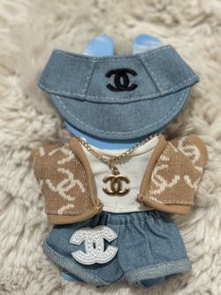 Labubu Dolls customized Clothes And Accessories - 6pcs CC Inspired Outfit Set