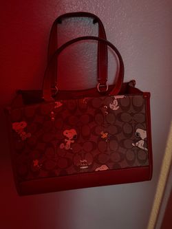 Coach x Peanuts Snoopy Signature Tote Bag