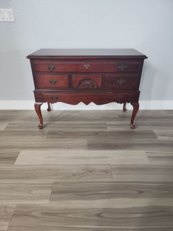 Cedar chest on legs