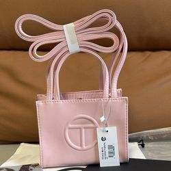 Telfar Small Size Shopping Bag-Pink