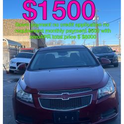2014 Chevy Cruz No Credit Application No Requirement