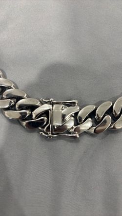 cuban link made of brass not silver