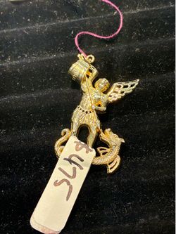 10k ANGEL PENDANT