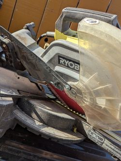 Ryobi table saw works great. Broken handle