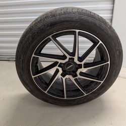 18” Aftermarket Wheel – Demon – Tire Damaged