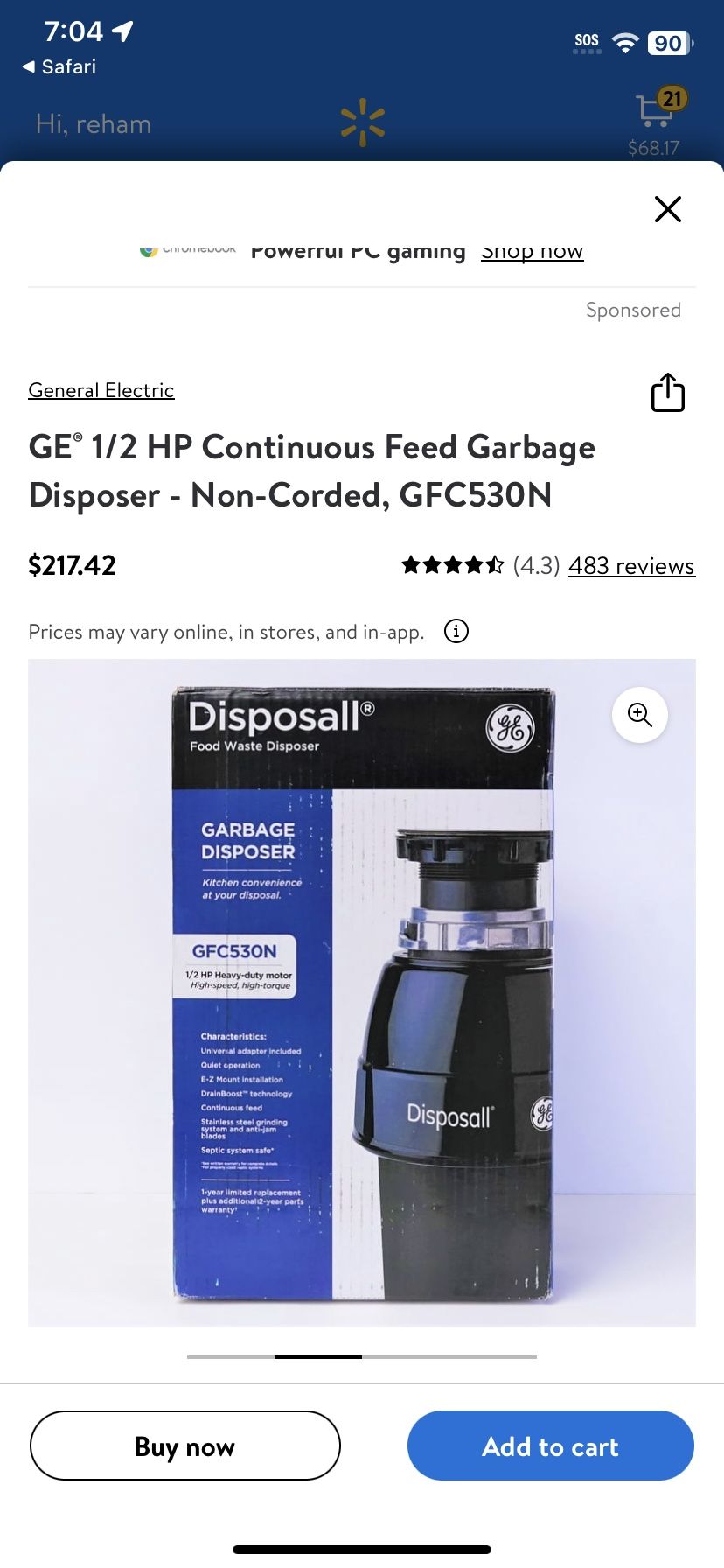 Kitchen Garbage Disposal