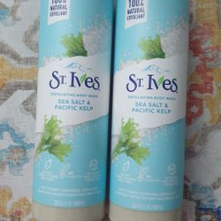 ST IVES SEA SALT & Pacific Kelp Body wash. 22 OZ