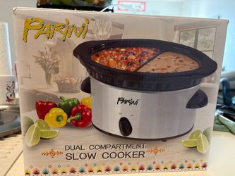 Dual compartment slow cooker
