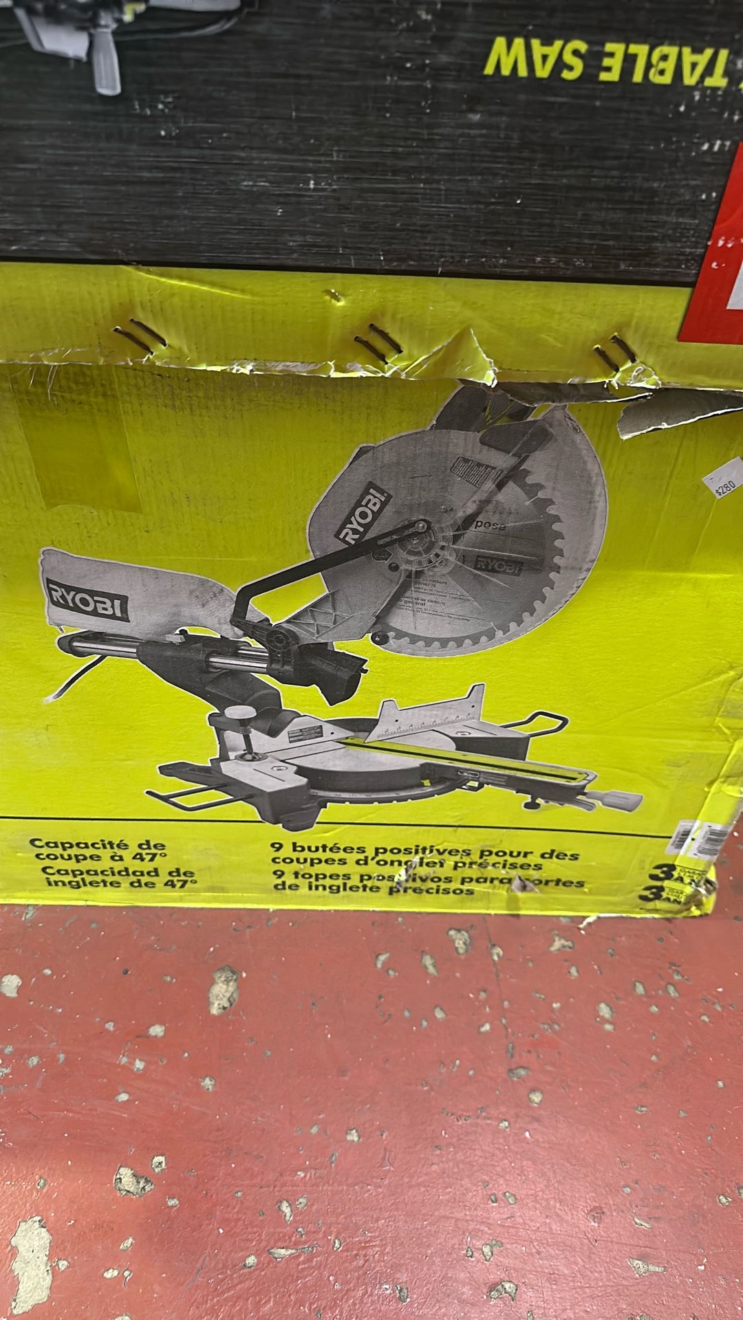Ryobi 12” Sliding Compound Miter Saw $250 (financing Available)