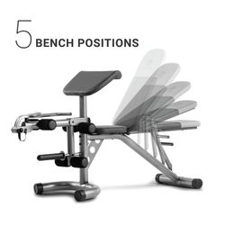 Bench - Weider XRS 20 Adjustable Olympic Bench with Removable Preacher