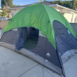 Ozark Trail dome tent, likely a 4-person or 6-person 