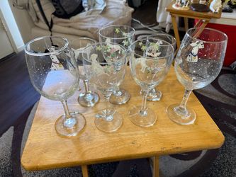 Dalmatian glasses