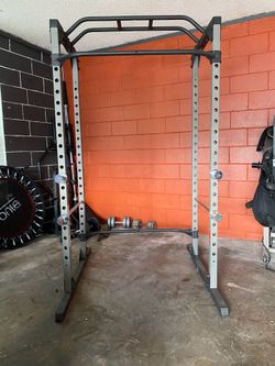 Squat rack with over head bars