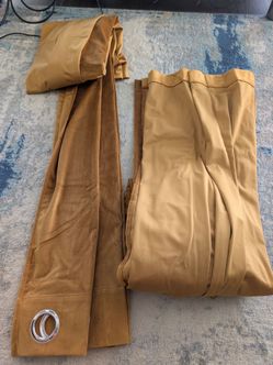 Gold Velvet Curtains