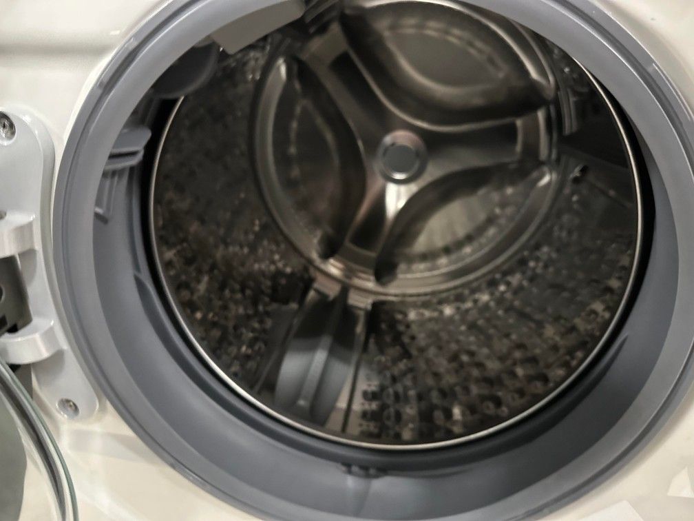 Samsung XL Capacity Ivory Frontload Washer And Dryer Set Electric NEW