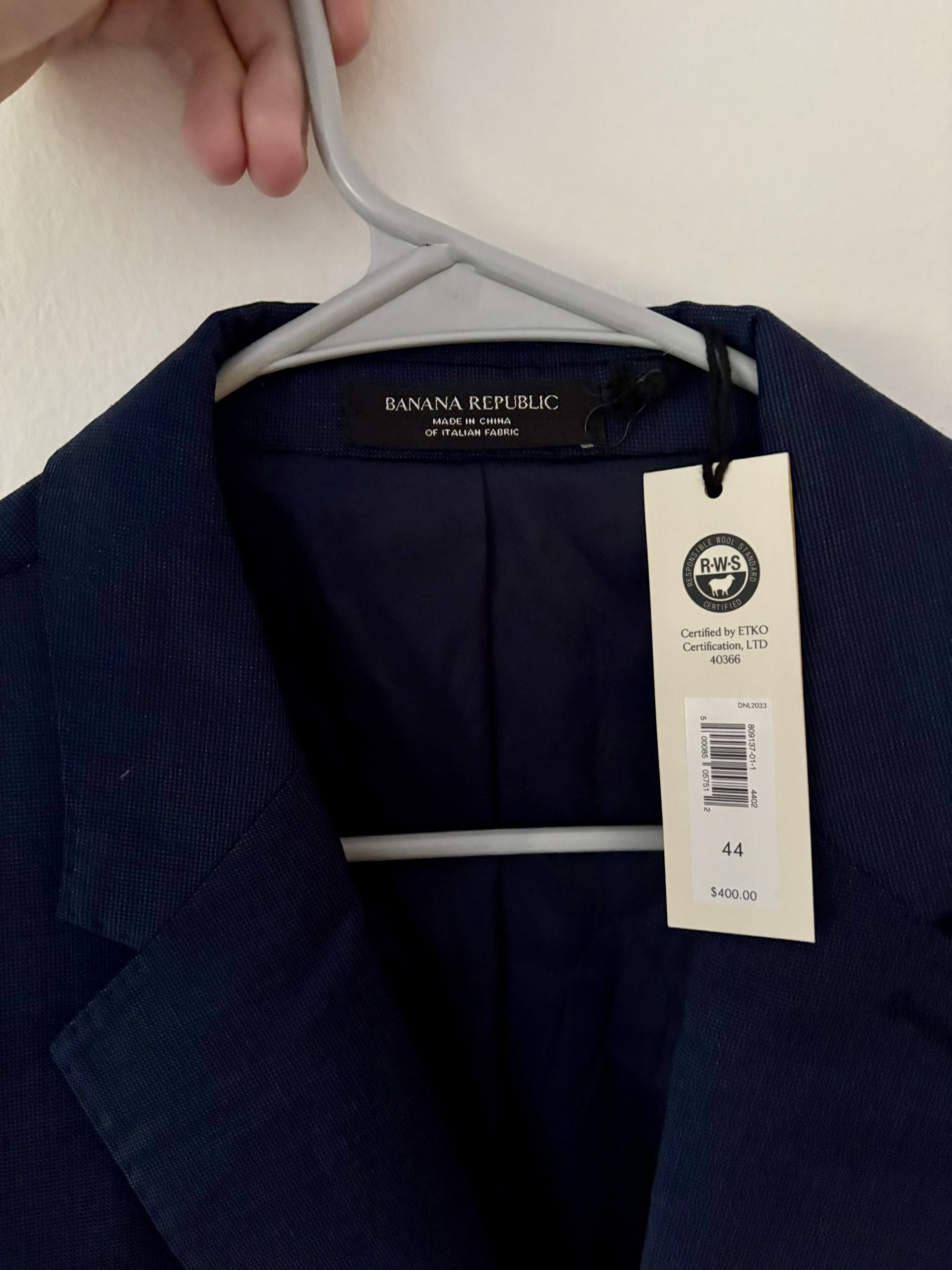 Original banana republic suit jacket NEW