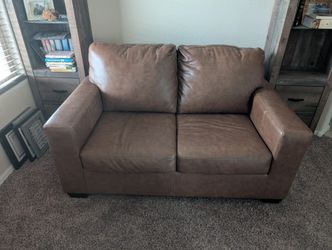 Real Leather Loveseat