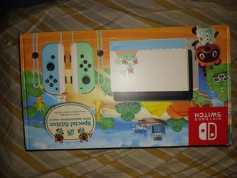 Nintendo switch animal crossing bundle