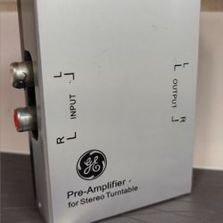 GE General Electric Pre-Amplifier For Stereo Turntable Model AV23292
