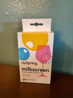Milk screen test strips