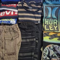 Quicksilver, HURLEY, VOLCOM, Ralph Lauren Polo, and O'NEIL 