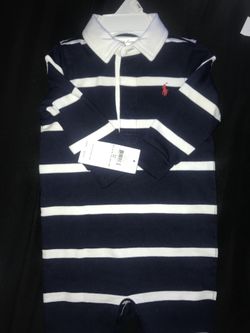 Infant boy 6month polo jumpsuit