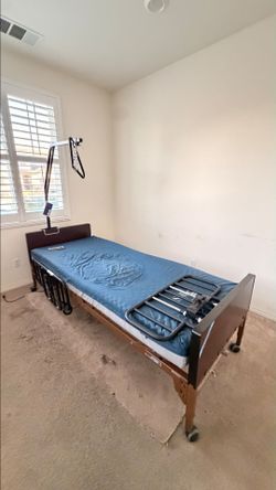 Home hospital style bed
