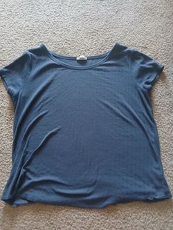 Blue tee
