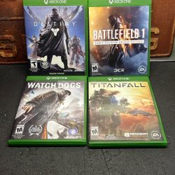 4 Game Bundle For Xbox One 