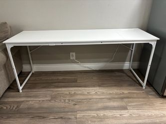 White desk 71 in