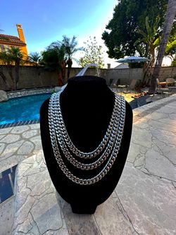 FORGD 8mm Silver Cuban Chain