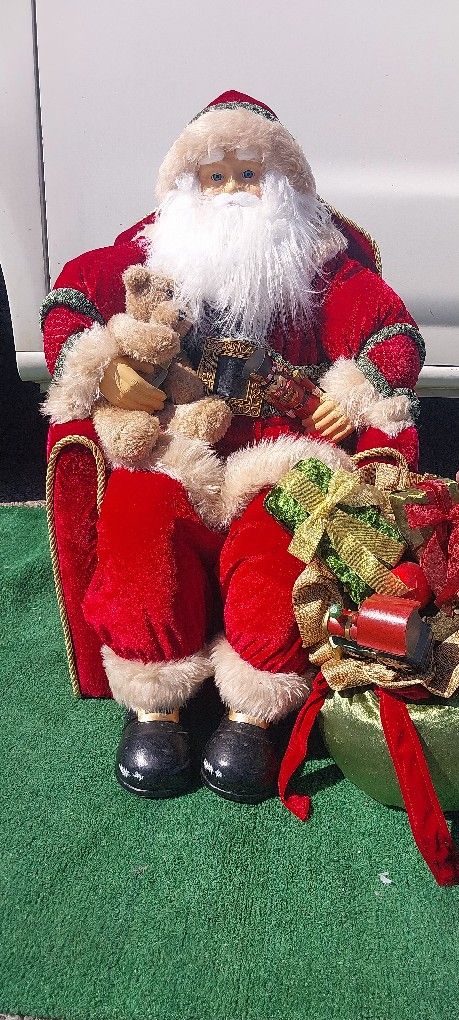 Santa Claus In A Chair