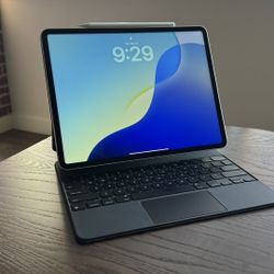Apple iPad Pro 11" 4th Gen M2 1TB WiFi + Cellular (Unlocked) BUNDLE w/ Magic Keyboard & Pencil 2