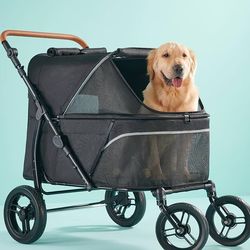 TODAY’S SPECIAL!!! $95: Large Dogs up to 110lbs, Large Pet Stroller, Multiple Pets, All-Terrain