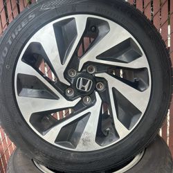 2017 civic lx rims and tires